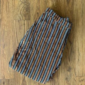 Big Bud Press Striped Work Pants Brown and Black Size 1XL
